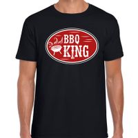 BBQ king cadeau t-shirt zwart voor heren