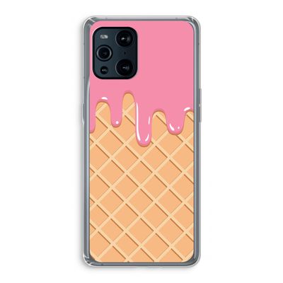 Ice cream: Oppo Find X3 Transparant Hoesje