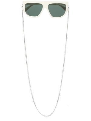 Stella McCartney Eyewear lunettes de soleil imprimées à monture carrée - Tons neutres