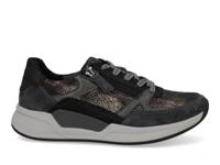 Gabor 76.958.61 schwarz silber Grijs maat 38