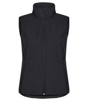 Clique 0200916 Classic Softshell Vest Lady - Zwart - XS