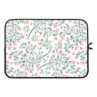Sierlijke bloemen: Laptop sleeve 13 inch