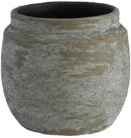 HS Potterie Murcia bloempot keramiek 24x22cm groen