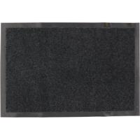 Luance Deurmat - grijs - 60 x 40 cm - voor binnen - PVC / polyester - droogloopmat