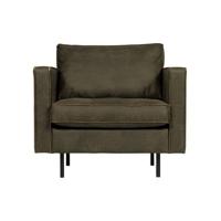 BePureHome Rodeo Classic Fauteuil - Eco-leder - Army