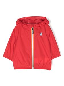 K Way Kids veste zippée Le Vrai à capuche - Rouge