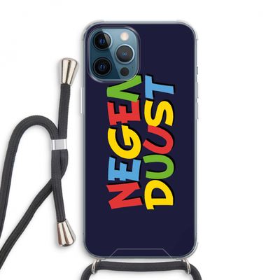 90's One: iPhone 12 Pro Max Transparant Hoesje met koord