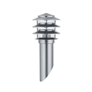 LED Tuinverlichting - Buitenlamp - Kayo 1 - Wand - RVS - E27 - Rond