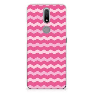 Nokia 2.4 TPU bumper Waves Pink