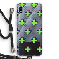 8-bit N°10: Samsung Galaxy A10 Transparant Hoesje met koord