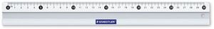 Staedtler 563 30 lineaal Bureauliniaal 300 mm Aluminium 1 stuk(s)