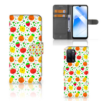 OPPO A16/A16s/A54s Book Cover Fruits - thumbnail