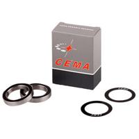 Cema lagerset voor interlock 86386 rotor30 staal zwart Cema lagerset voor interlock 86386 rotor30 staal zwart