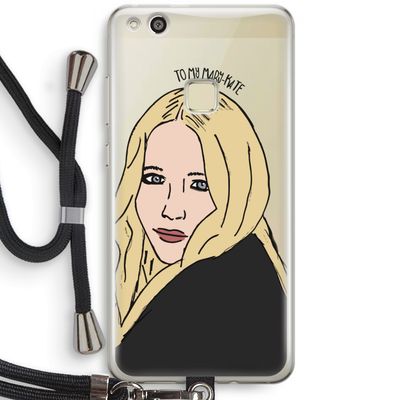 Mary Kate: Huawei Ascend P10 Lite Transparant Hoesje met koord