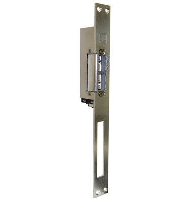 Effeff 342UF Elektrische inbouw deuropener beveiligingsuitvoering type 342UF | spanningsloos ontgrendeld | met diode | fix | sluitplaat 021 HZ RVS |