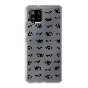 Eye pattern #2: Samsung Galaxy A42 5G Transparant Hoesje