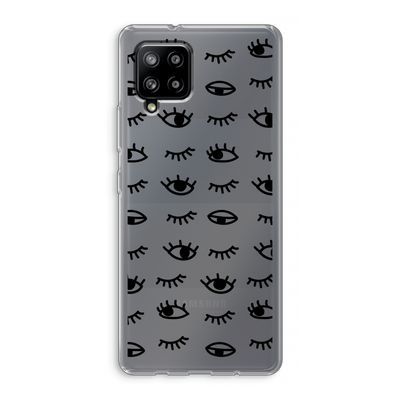 Eye pattern #2: Samsung Galaxy A42 5G Transparant Hoesje