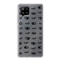 Eye pattern #2: Samsung Galaxy A42 5G Transparant Hoesje