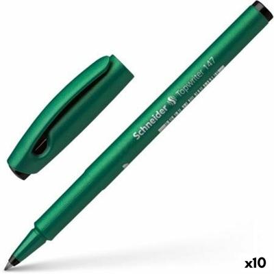Markeerstiften Schneider Topwriter 147 Zwart Groen (10 Stuks)
