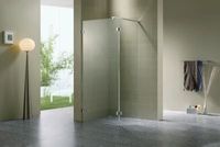 B&w-luxury Campione Walk-in Douche 100+35x200 Cm. Met Vleugel Compleet Chroom-helder Clean - thumbnail