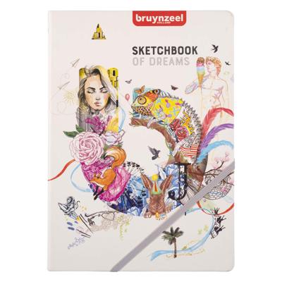 Bruynzeel creatives schets/notitieboek a4 140 g/m 80 vellen