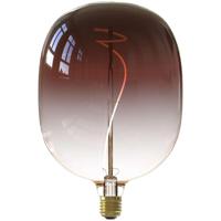 Leen Bakker - Calex Avesta LED - 5W - Dimbaar - Glas - Bruin - H27 Cm
