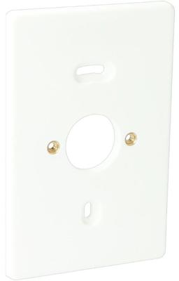 Enzo Montageplaat 2-voudig wit 4050720