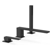 Badrand kraan Tres Slim | Inbouw | Mengkraan | 2-weg | vierkant | Zwart mat