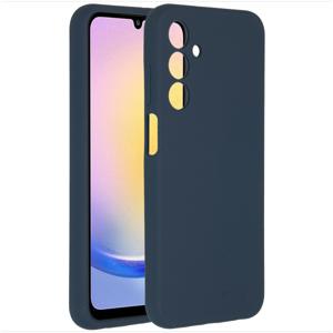 Accezz Liquid Silicone Backcover Samsung Galaxy A25 Telefoonhoesje Blauw