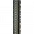 Adam Hall 61552BLK heavy duty double rack strip 45U zwart