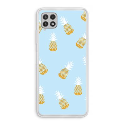 Ananasjes: Samsung Galaxy A22 4G Transparant Hoesje
