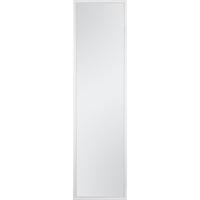 Spiegel - Wandspiegel - Trion Nanino - Staande Spiegel - Wit - 33.5x125cm - Spiegelglas - Kunststof