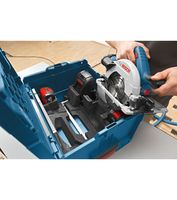 Bosch GKS 18V-57 G Professional Zwart, Blauw, Grijs, Rood 16,5 cm 3400 RPM - thumbnail