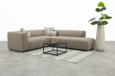 Lissabon/Toronto Sunbrella (Sit&Heat) verwarmde loungeset - Taupe