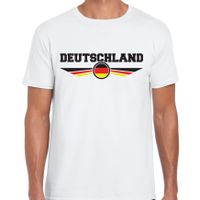 Duitsland / Deutschland landen t-shirt wit heren