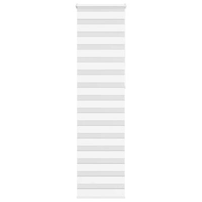 VidaXL Zebra rolgordijn 65x230 cm stofbreedte 60,9 cm polyester wit