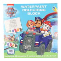 Paw Patrol Waterverf kleurboek