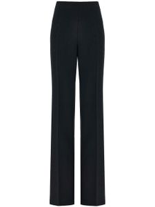 Ferragamo pantalon droit à plis marqués - Noir