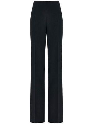 Ferragamo pantalon droit à plis marqués - Noir