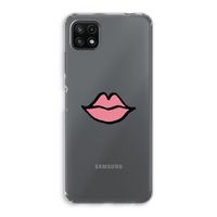 Kusje: Samsung Galaxy A22 5G Transparant Hoesje