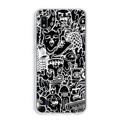 Vexx Black Mixtape: Samsung Galaxy A10 Transparant Hoesje