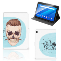 Tablettasje Lenovo Tab E10 Gentleman Skull