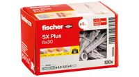 Fischer 568006 schroefanker & muurplug 100 stuk(s) Wiganker 30 mm - thumbnail