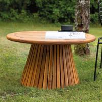 Nohr Ronde Loungetafel 'Lanay' Acaciahout, 70cm