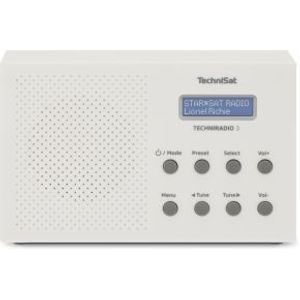 TechniSat TechniRadio 3 Draagbaar Analoog & digitaal Wit