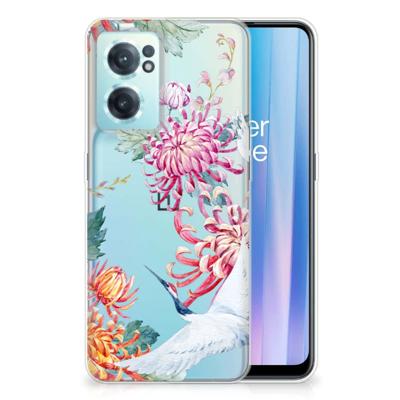 OnePlus Nord CE 2 5G | TPU Hoesje | Bird Flowers