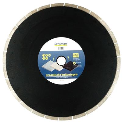 Excellent keramiek zaagblad dia. 350 cm asgat 25,4 mm - Gardenlux