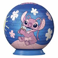 Ravensburger 3d puzzelbal stitch angel, 54st. - thumbnail