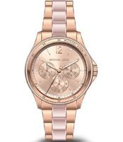Horlogeband Michael Kors MK6657 Roestvrij staal (RVS) Rosé 20mm