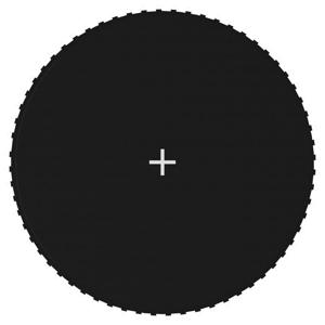 VidaXL Springmat voor 12 feet/3,66 m ronde trampoline stof zwart